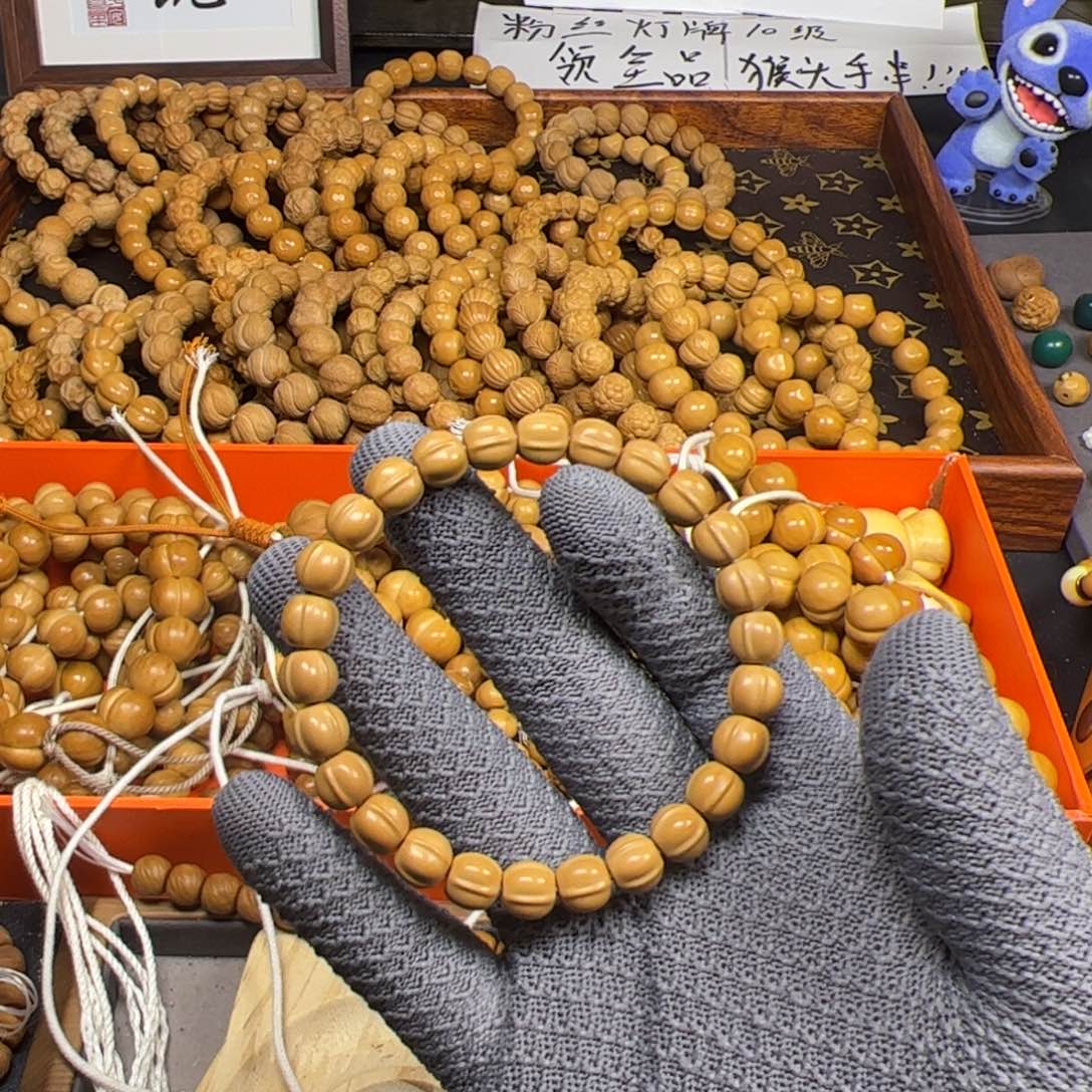 好***见猴头核桃手串全品8.5小鲨鱼