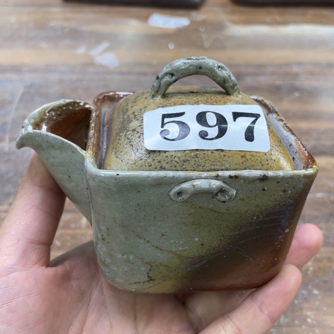 陶纯手工柴烧茶壶茶具