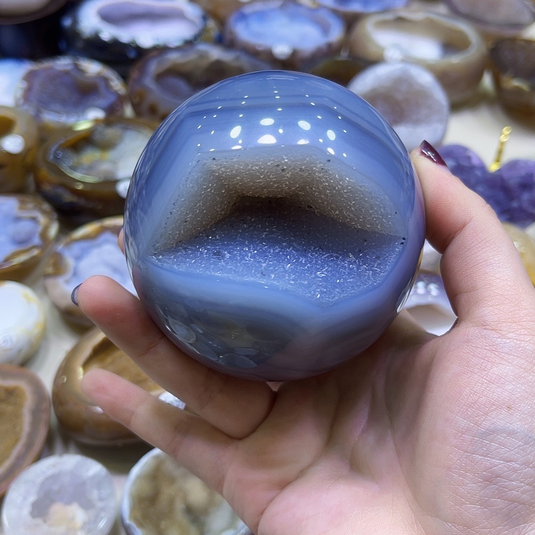 途***现水晶未镶嵌珠宝半成品