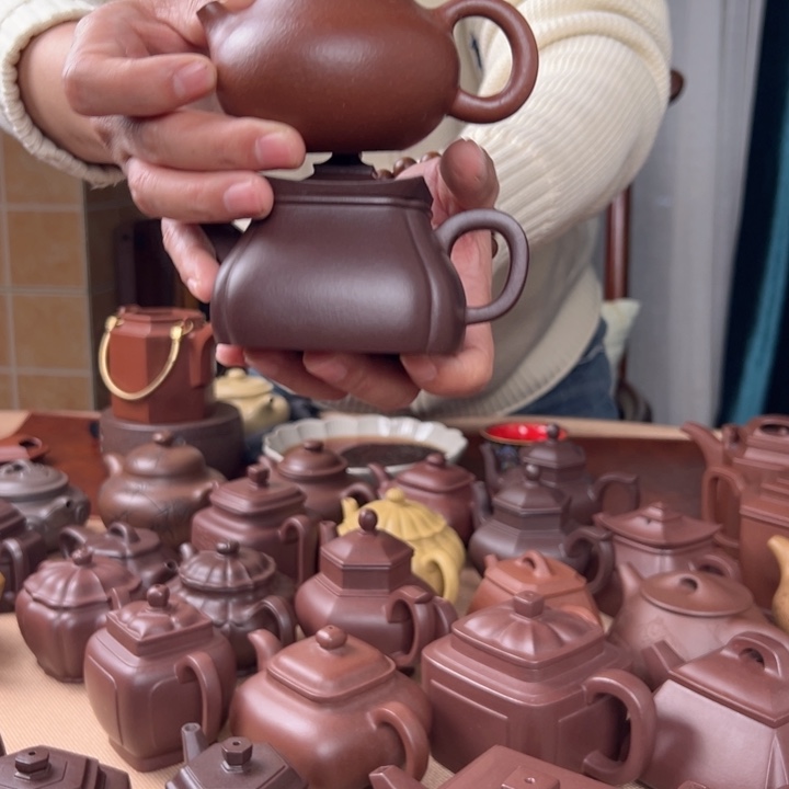 紫砂茶壶李*多紫泥宝塔