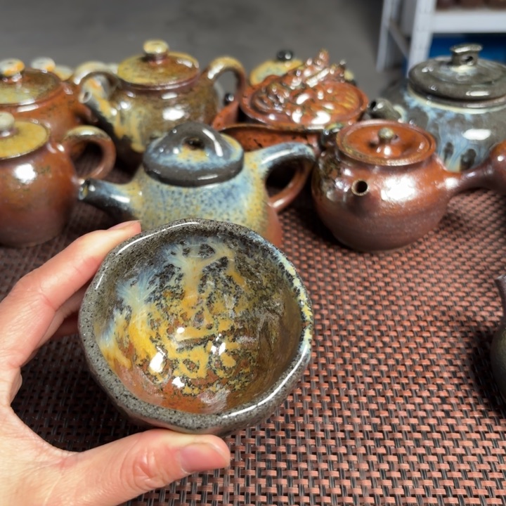 紫砂茶杯手捏小杯110 C