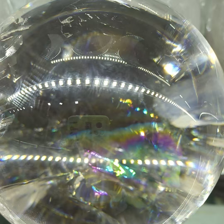 天然水晶球直径约14.1 适合家居摆件