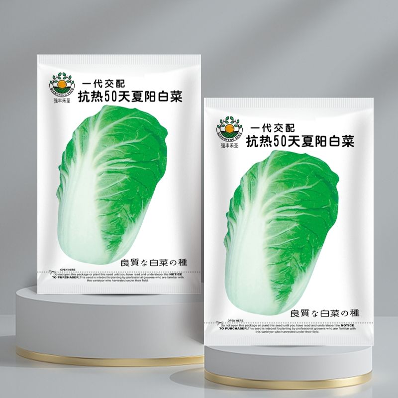【全店满5元包邮】夏阳大白菜种子 夏季越夏抗热50天 早熟蔬菜 