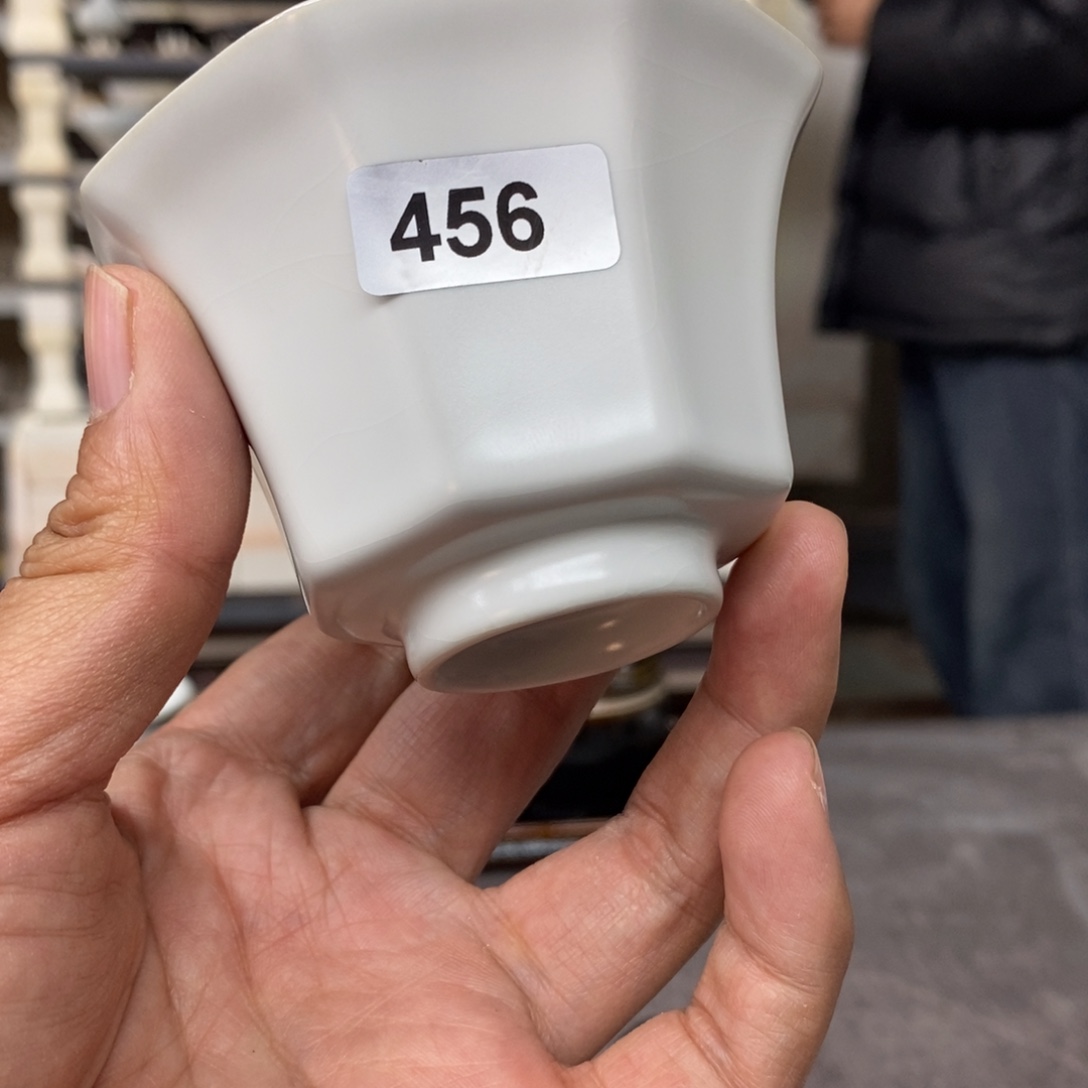 饭***桶陶瓷摆件抱朴汝瓷仿古微瑕