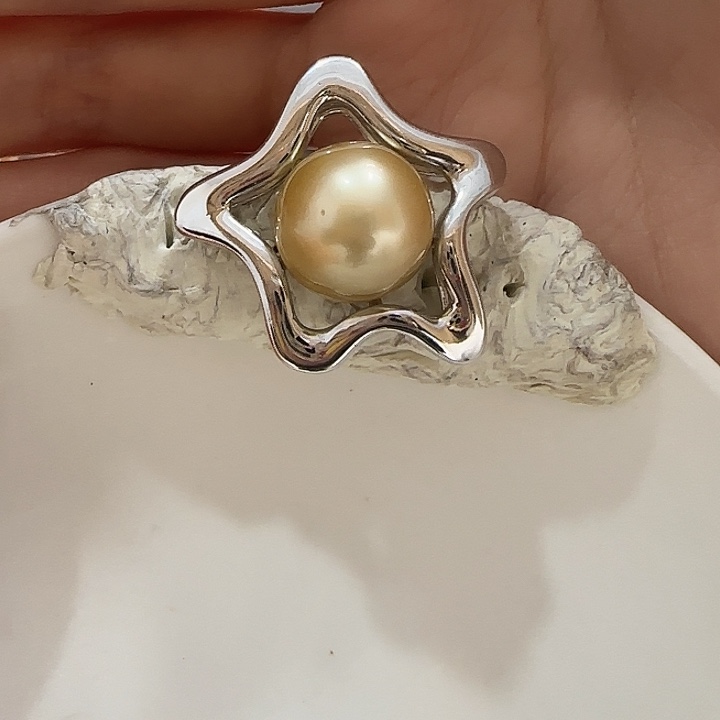 海水珍珠吊坠(不含链)银S925镶嵌