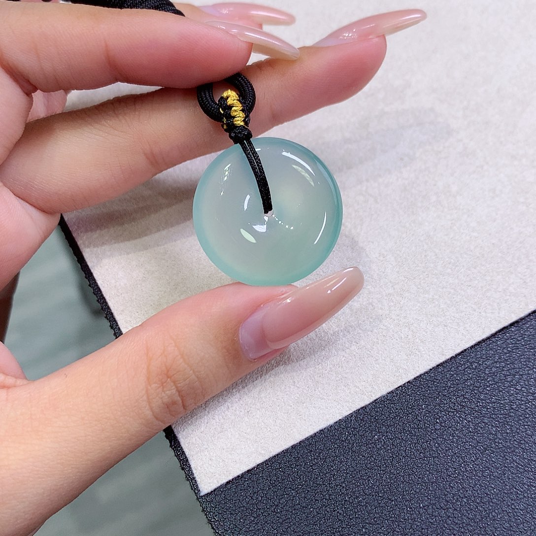 翡翠未镶嵌吊坠(不含链)25-5.9