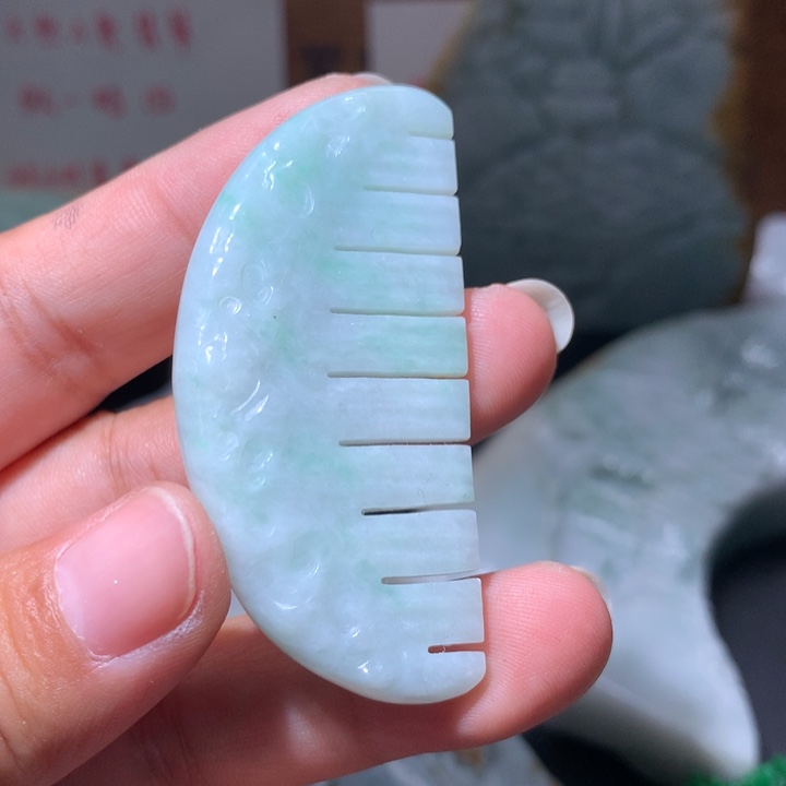翡翠未镶嵌颈饰保真天然A货翡翠