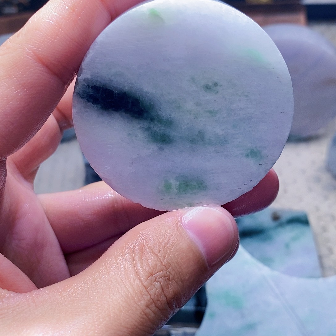 翡翠未镶嵌颈饰888