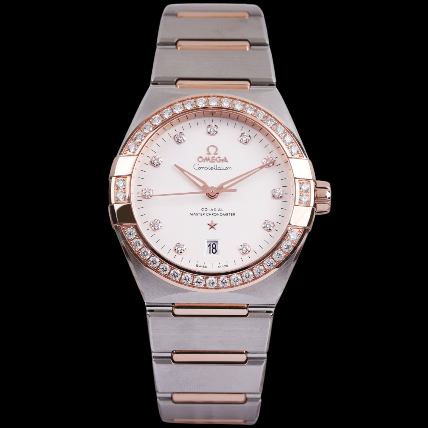 99新 Omega/欧米茄 S/钻圈钻刻星座/25年未使用全套/39mm