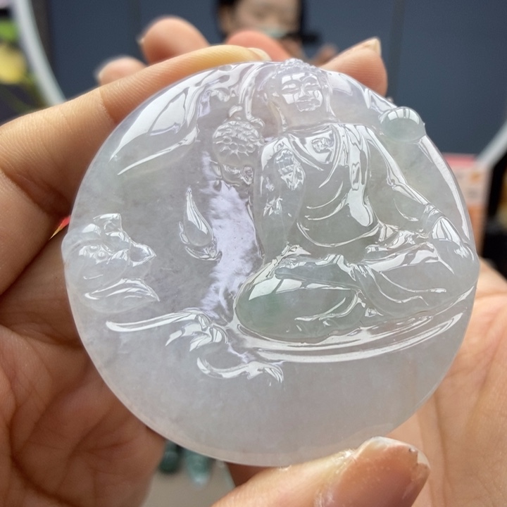 翡翠未镶嵌颈饰吊坠34