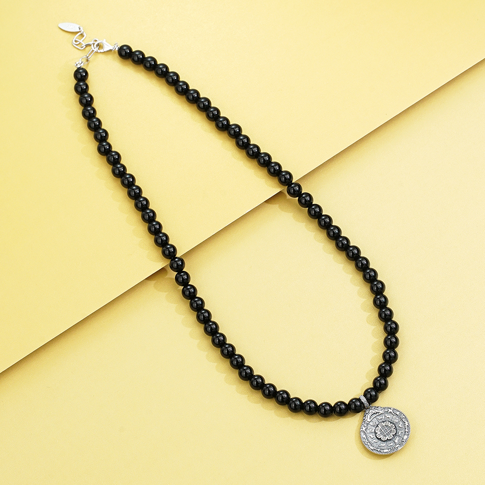 银925玛瑙项链（40+3）10863（Joyce娇姐）