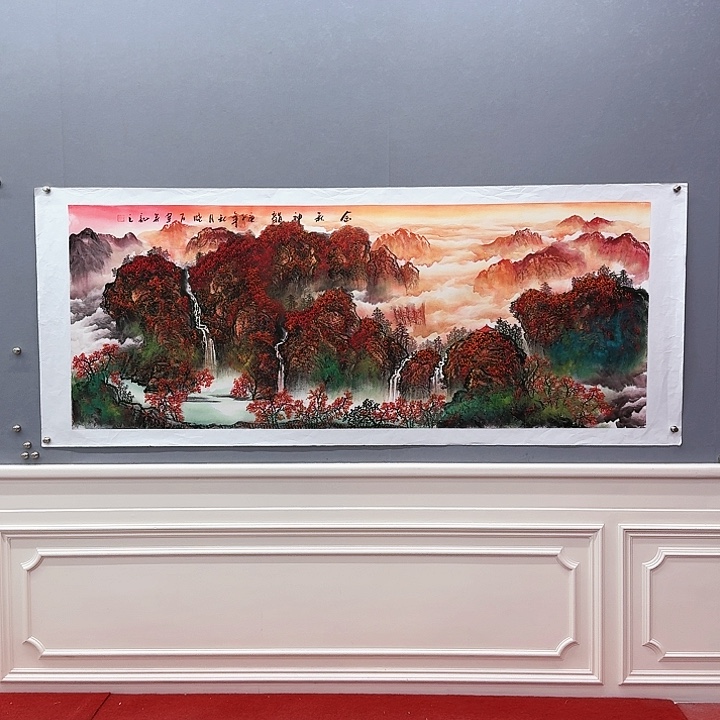 国画书法作品多次参加