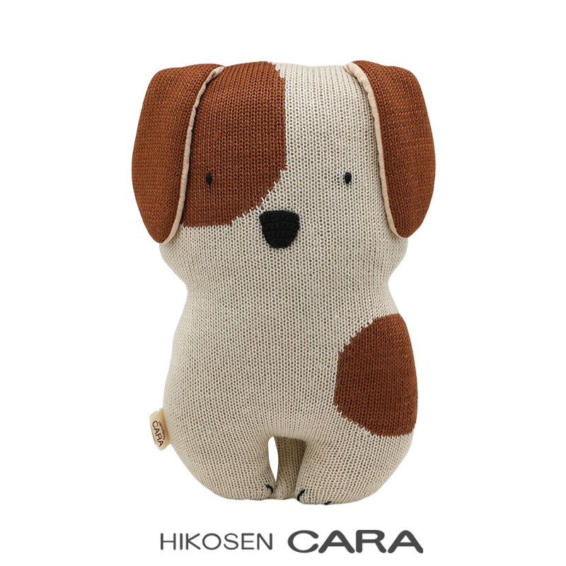 HIKOSEN CARA卡拉猫可爱狗狗毛线公仔摆件小抱枕客厅沙发羊毛玩偶