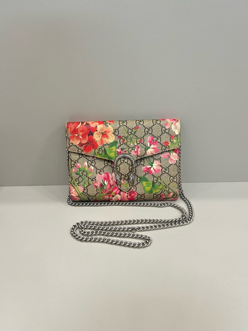 95新 GUCCI/古驰 古驰/Gucci 花卉酒神woc M0010