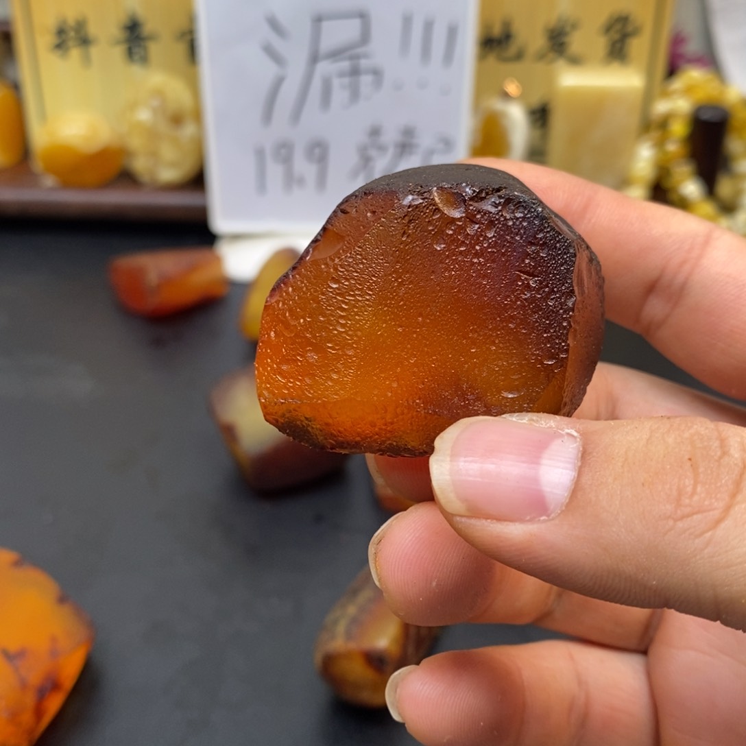 定制琥珀未镶嵌꧁****天然蜜蜡原石加工不退不换