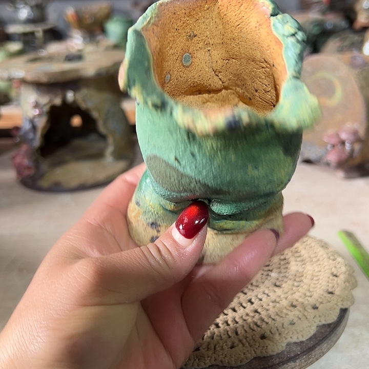 新店福利手工粗陶高温花盆