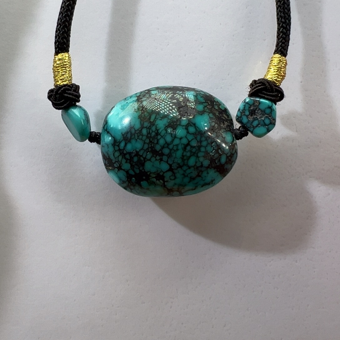 绿松石未镶嵌挂件