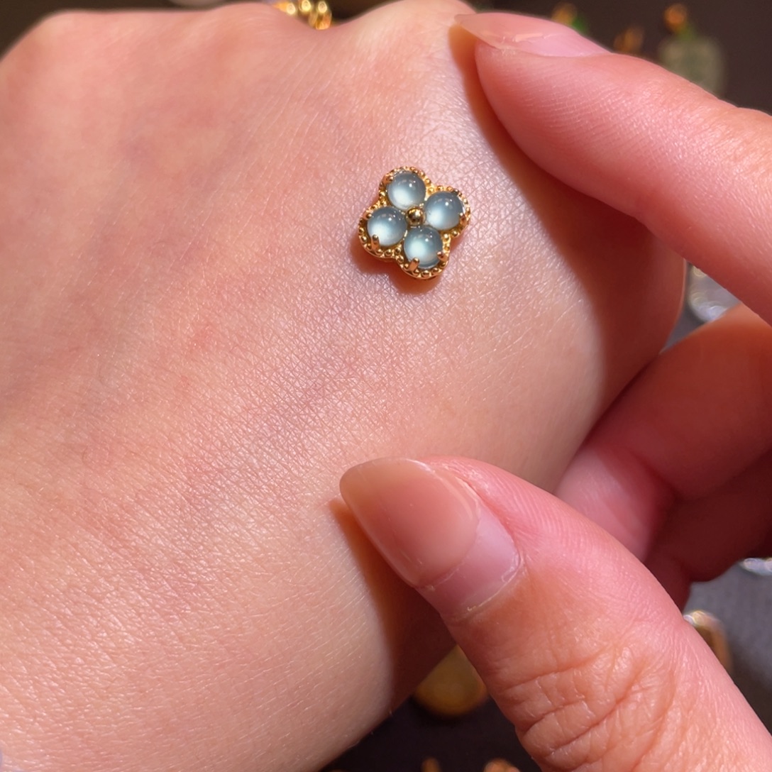 翡翠银S925镶嵌颈饰