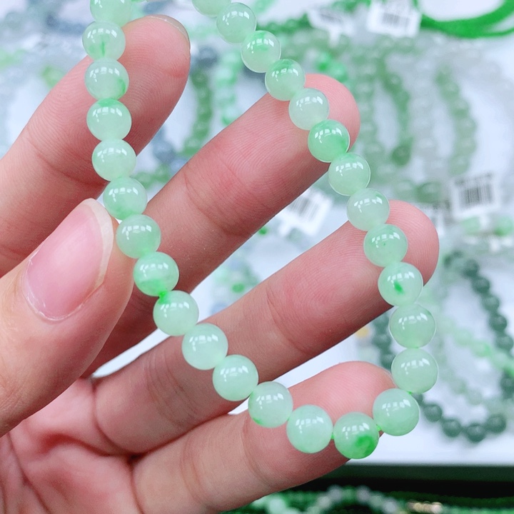 未镶嵌手链翡翠翡翠