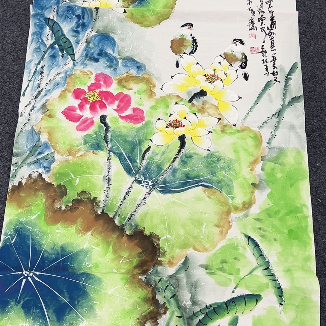 国画事事顺心如意万事如意