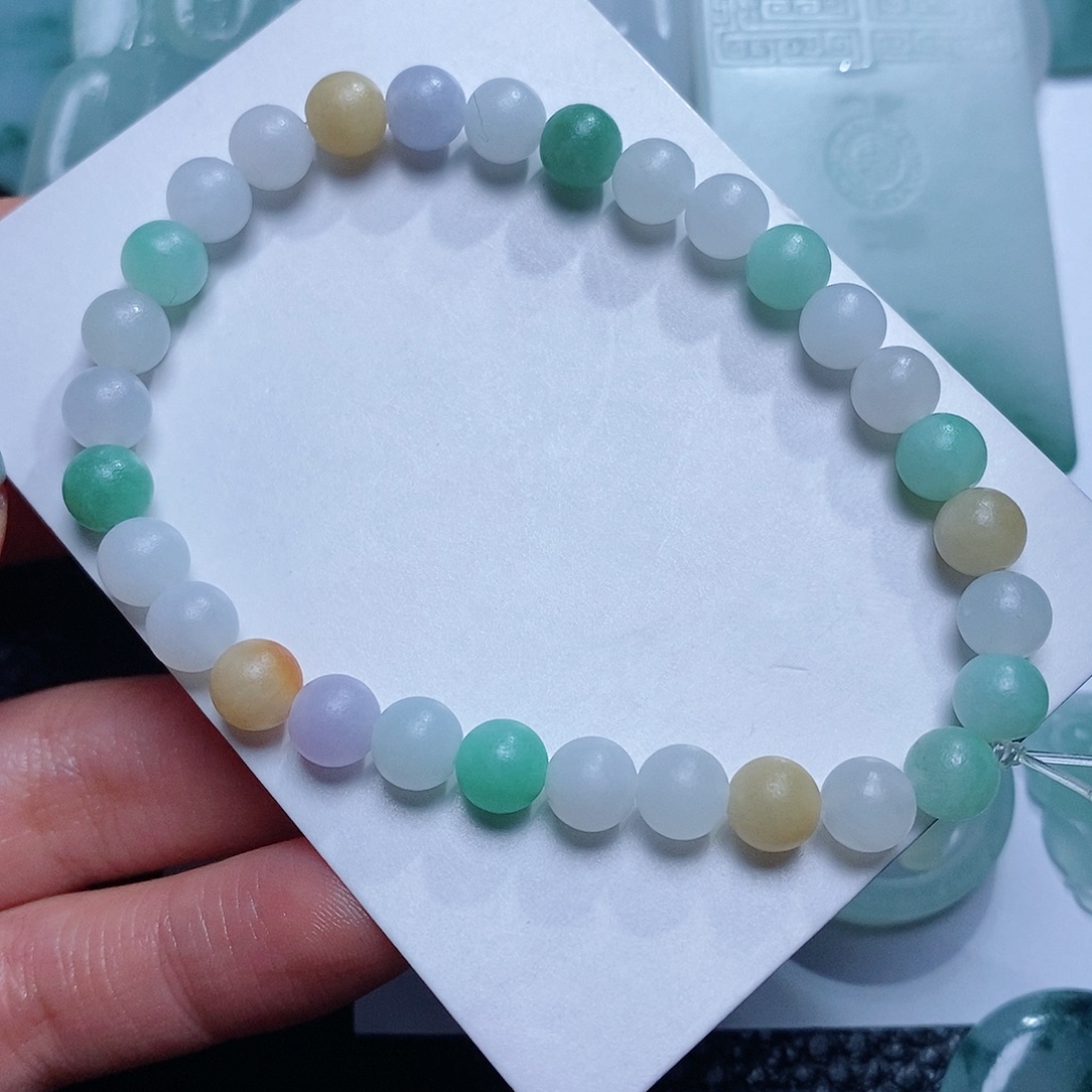 定制翡翠未镶嵌毛货付款后确认抛光