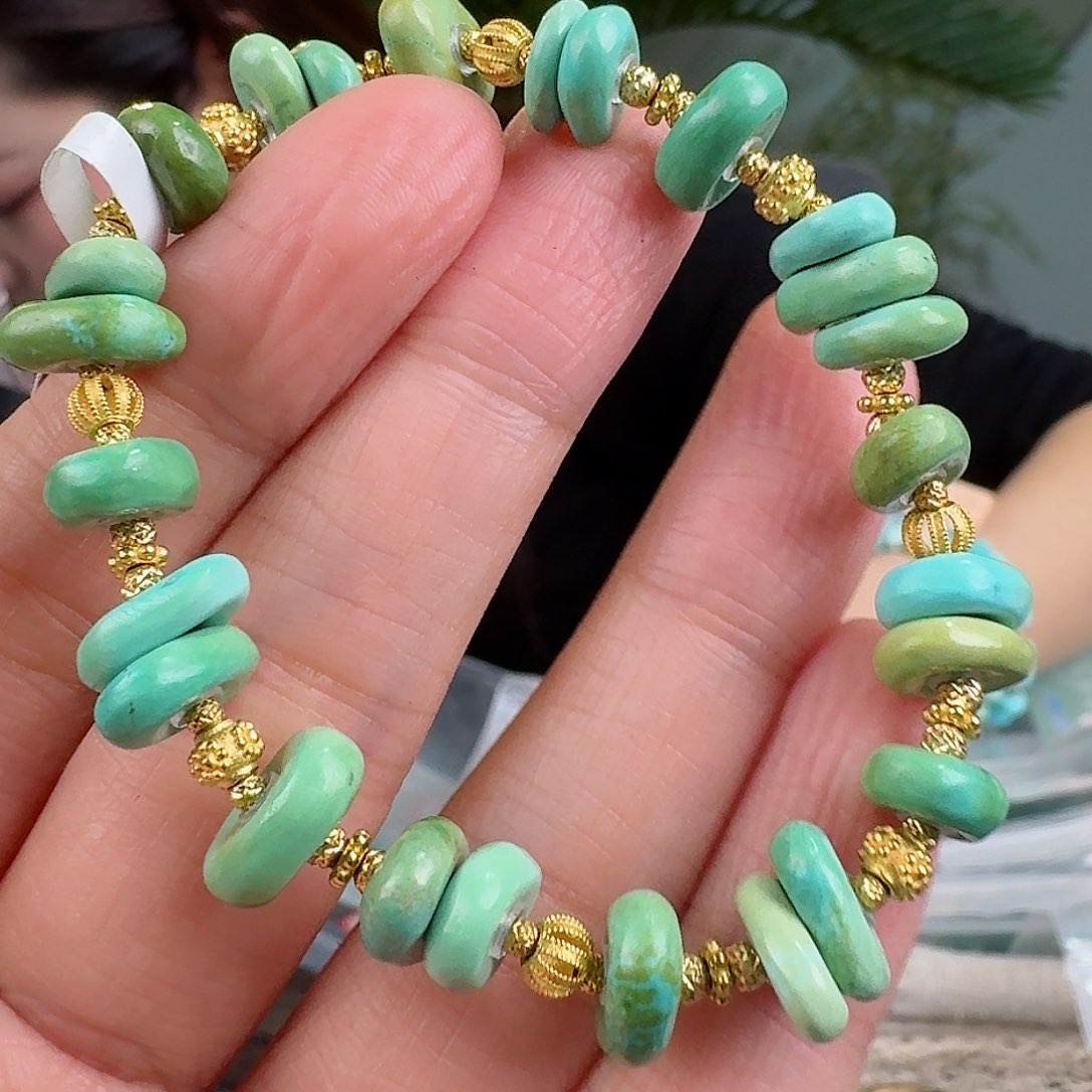 绿松石珠宝奇石未镶嵌