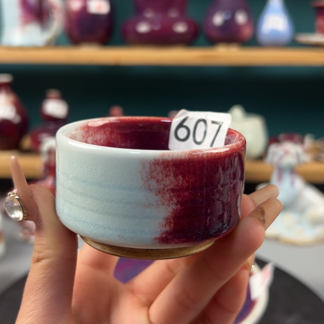 瓷片全品无暇主人杯纯手工