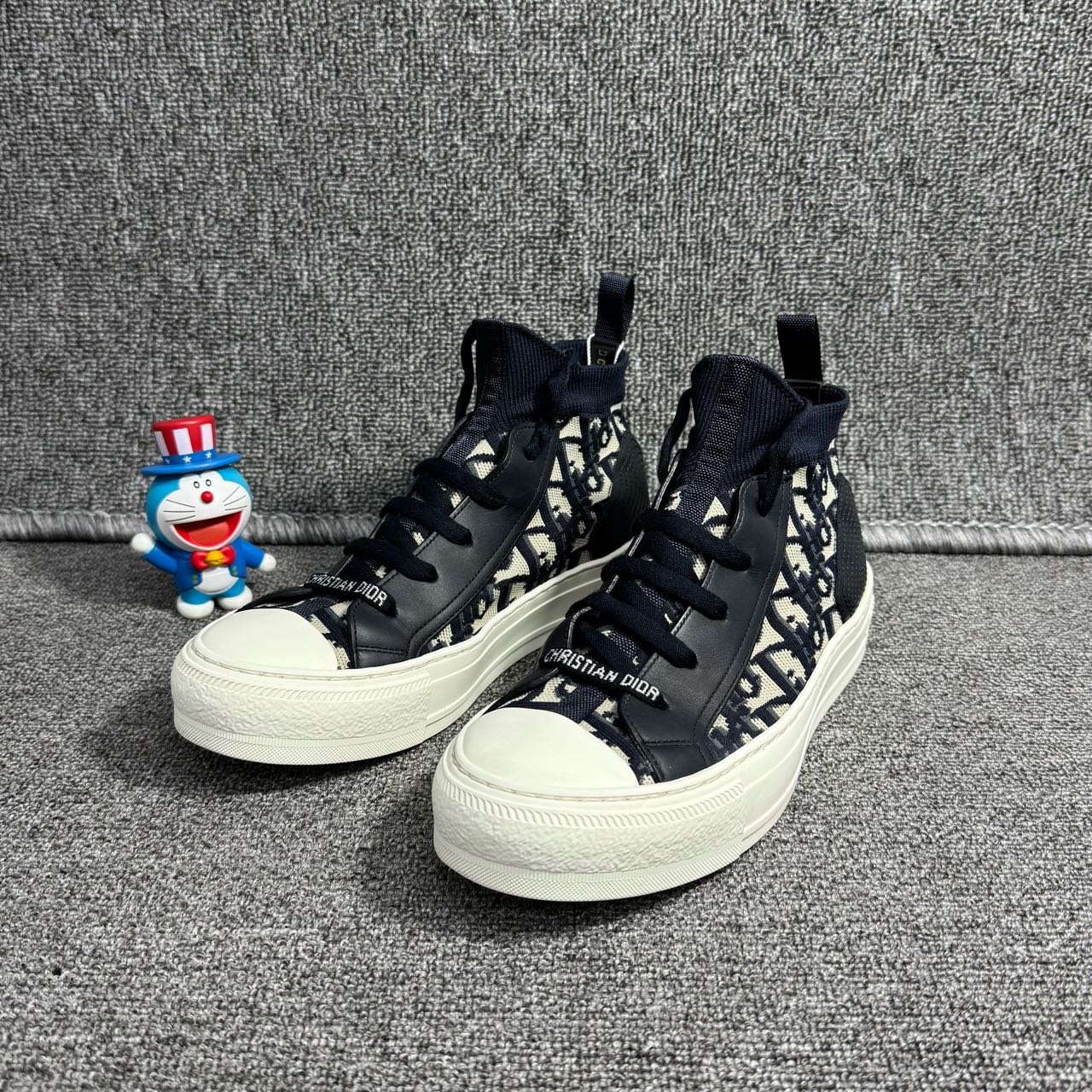 99新 DIOR/迪奥 黑色满印板鞋 36码 D2093
