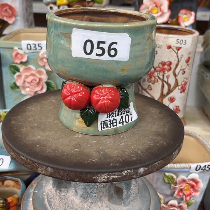 紫砂花盆粗陶材质多肉花盆