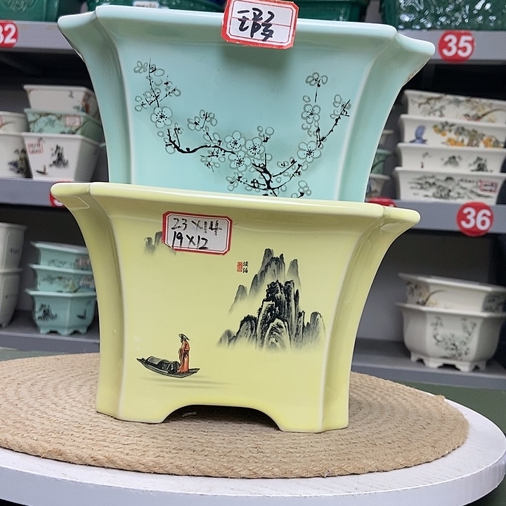 紫砂紫砂花盆1380