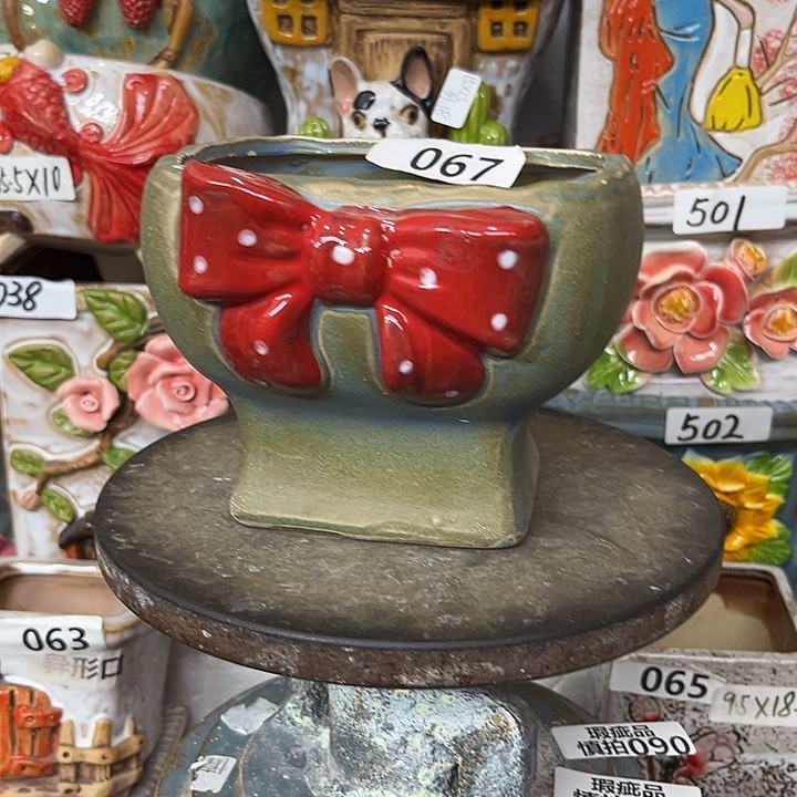 粗陶材质多肉花盆