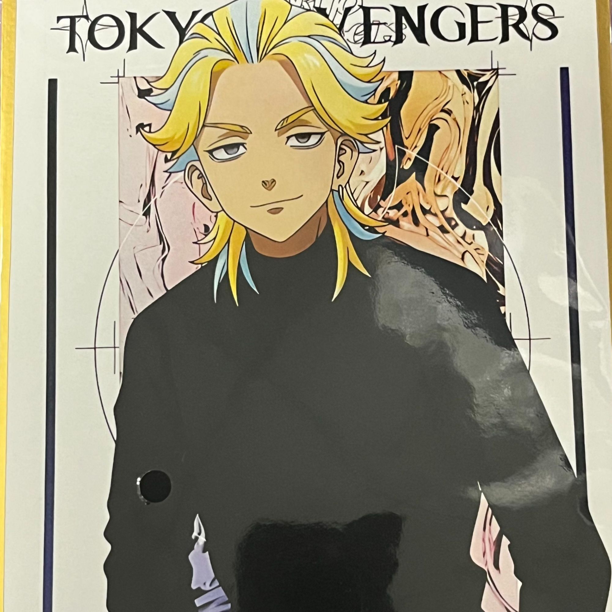 东京复仇者金属吧唧精美色纸小卡