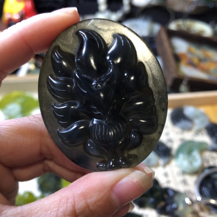 岫玉未镶嵌岫玉挂件