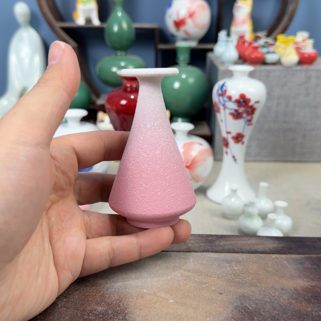 陶瓷手工小花器摆件
