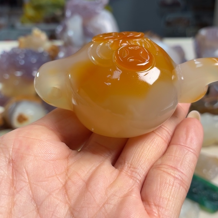 玛瑙/玉髓未镶嵌吊坠(不含链)