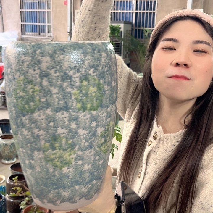 正品口20高33花盆……