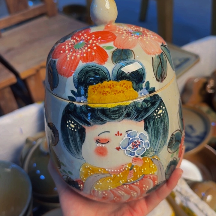 瓷片景德镇陶瓷手工手绘