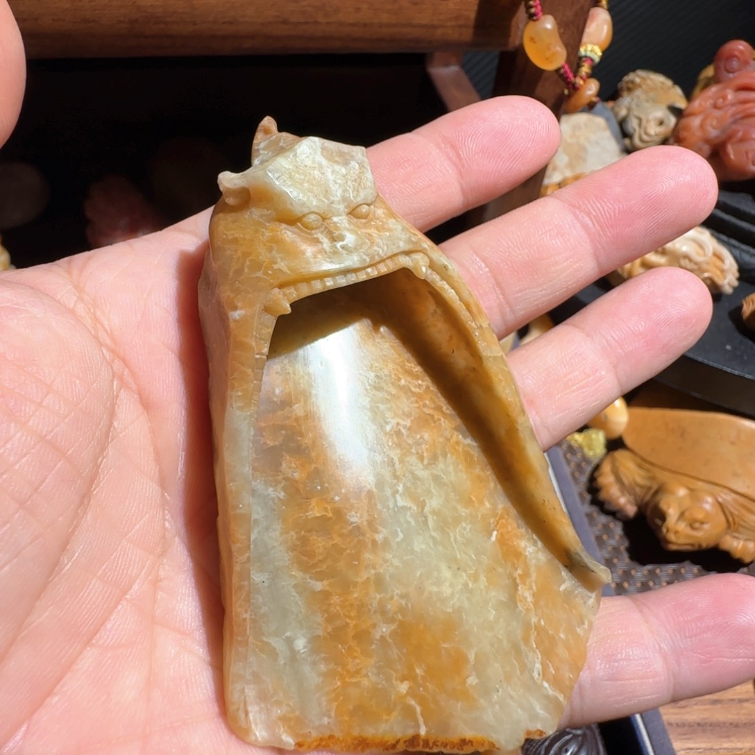 寿山石茶铲9657458842658