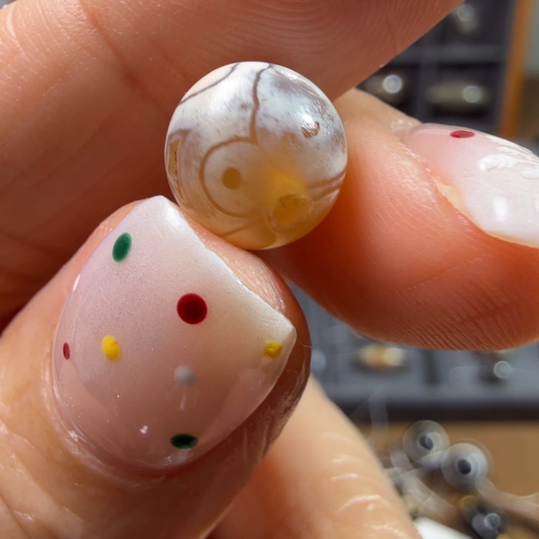 石英质玉未镶嵌奶皮荔枝冻