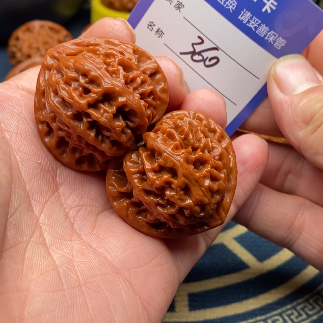 文玩核桃把件普**户宫灯41