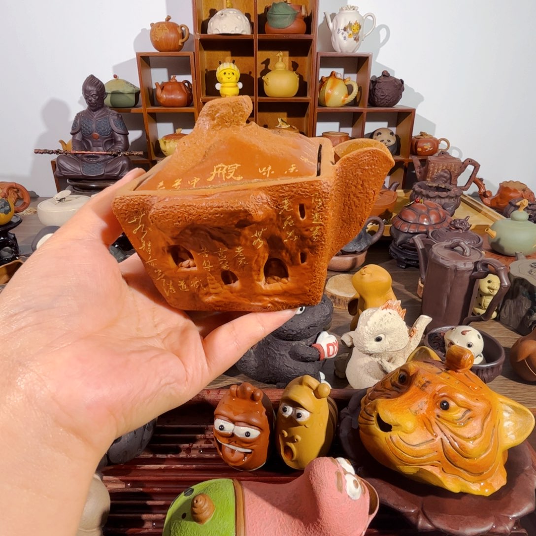 紫砂茶壶纯手工制作过程非常