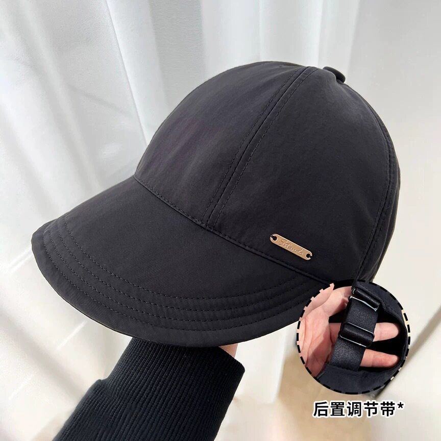 遮阳防晒帽赵露思同款女百搭新款渔夫帽大头围春夏防紫外线鸭舌帽