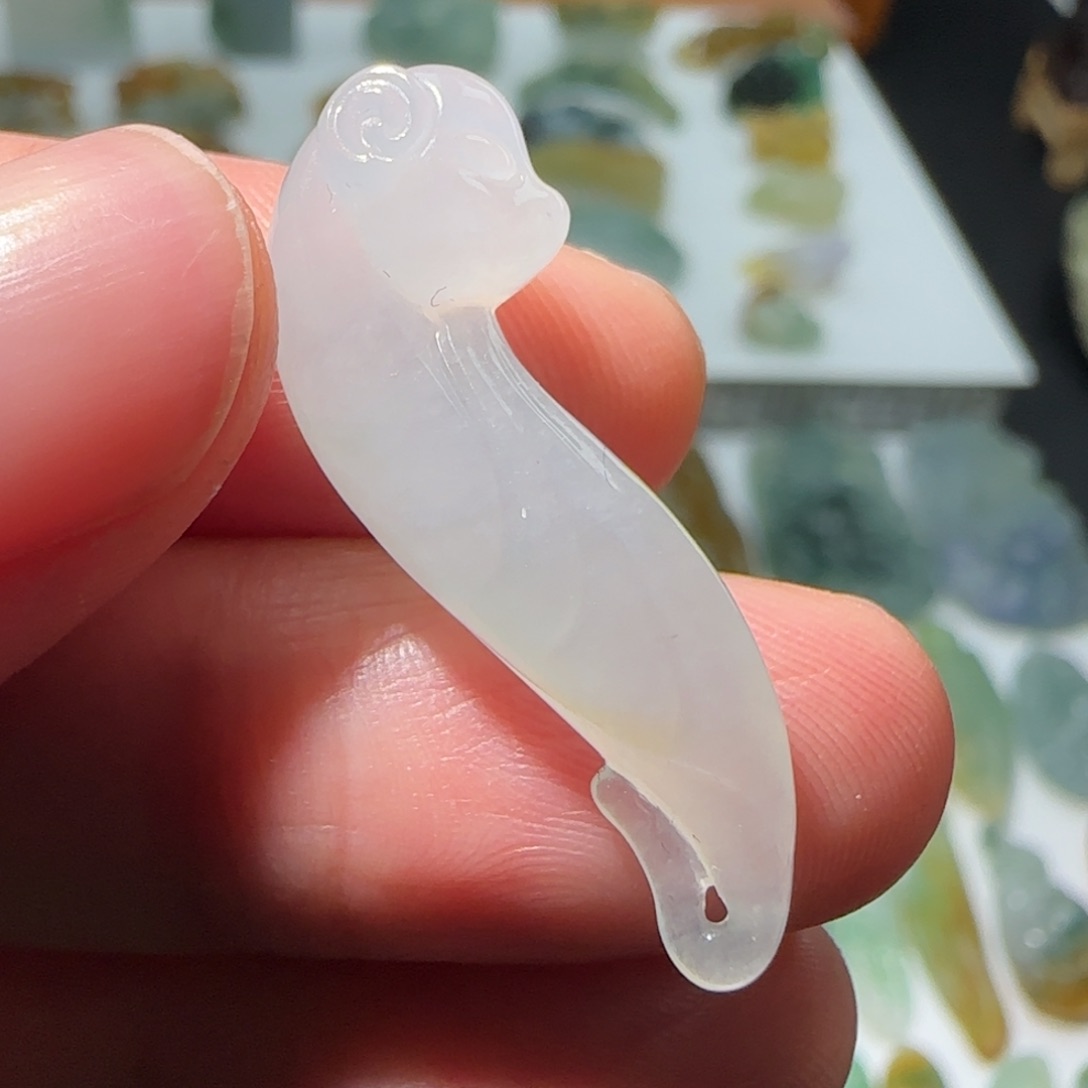 翡翠颈饰未镶嵌缅甸翡翠
