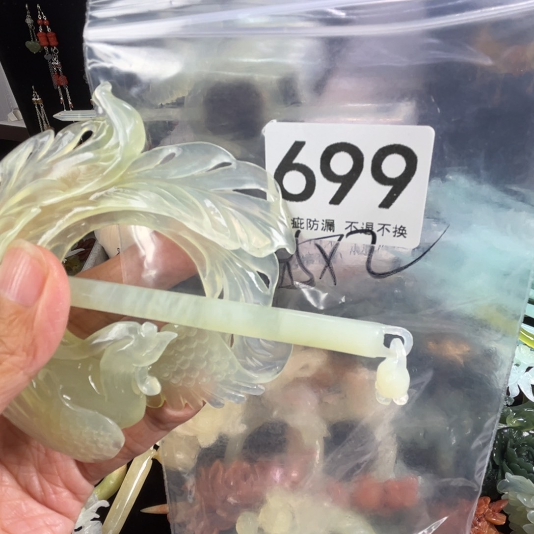 未镶嵌岫玉发饰?****?