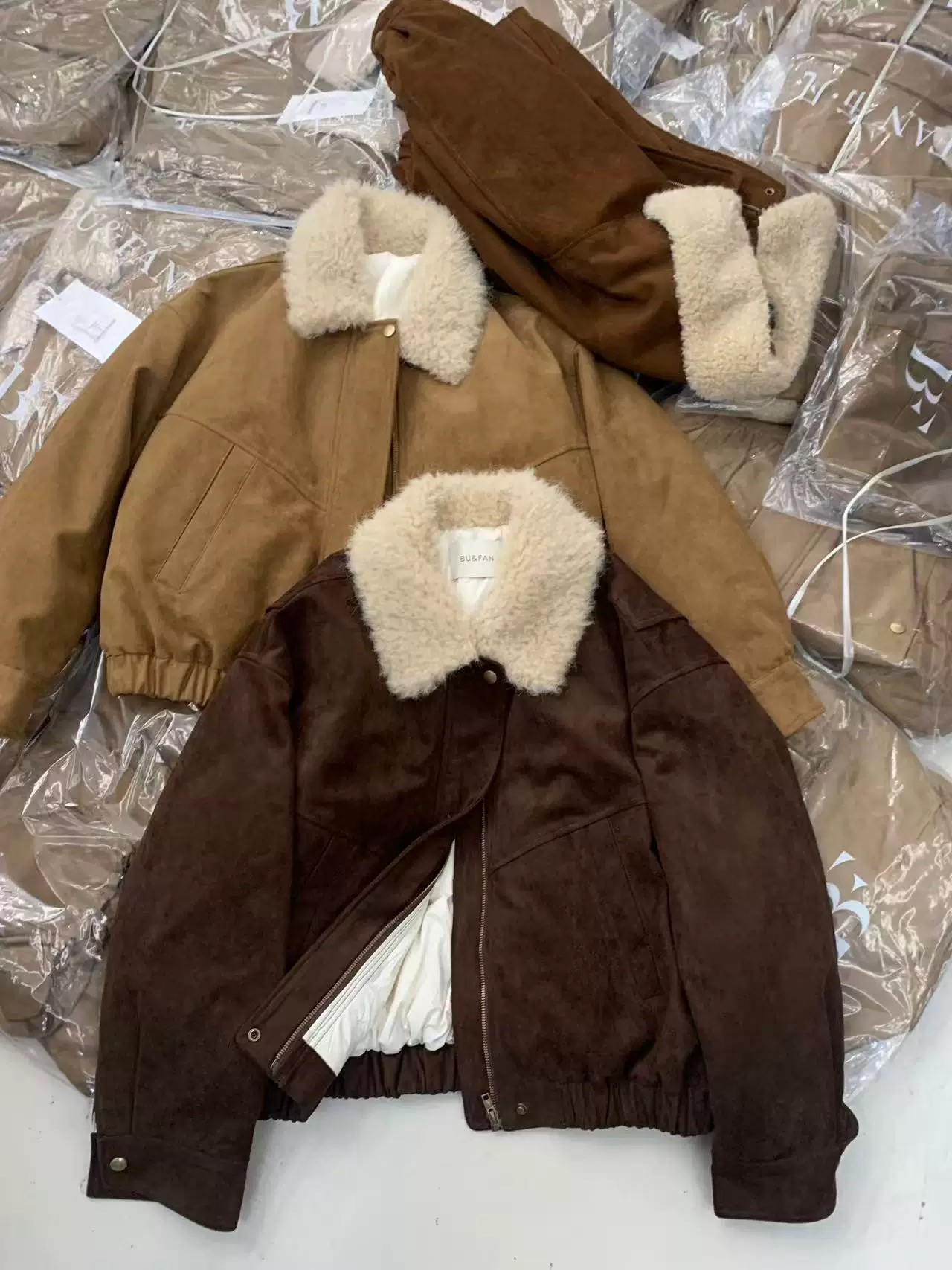 5118 休闲宽松加厚保暖翻领羽绒短外套 （衣长60）