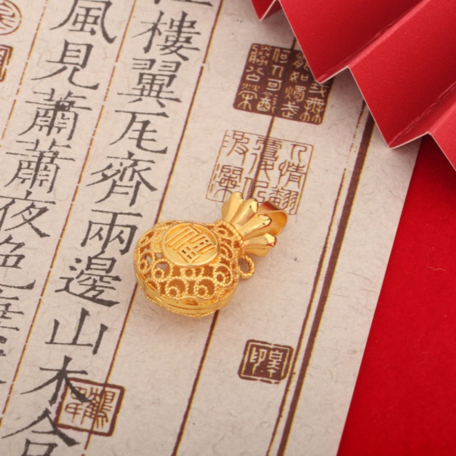 【贝总专属】CSDZ018精美时尚百搭钱袋子福袋吊坠