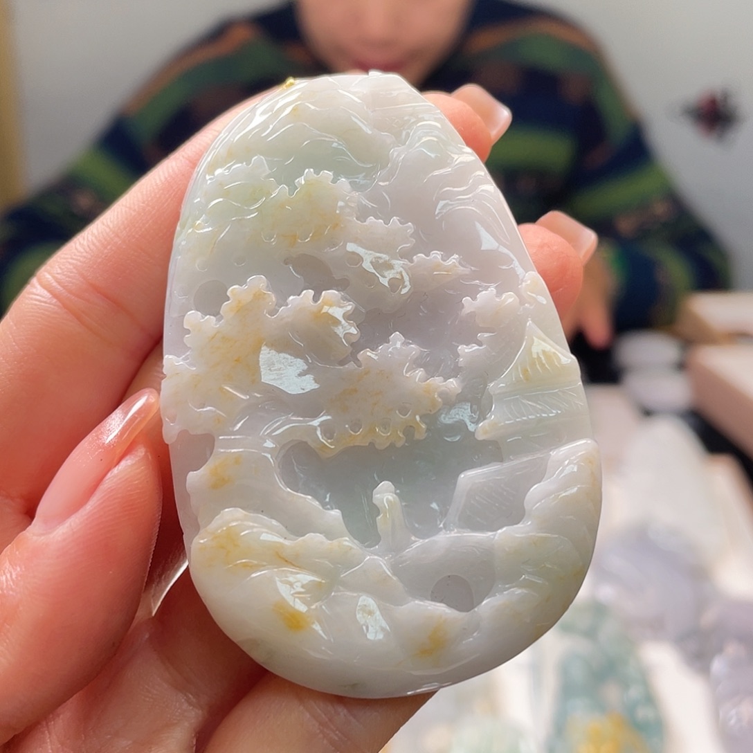 翡翠吊坠(不含链)未镶嵌