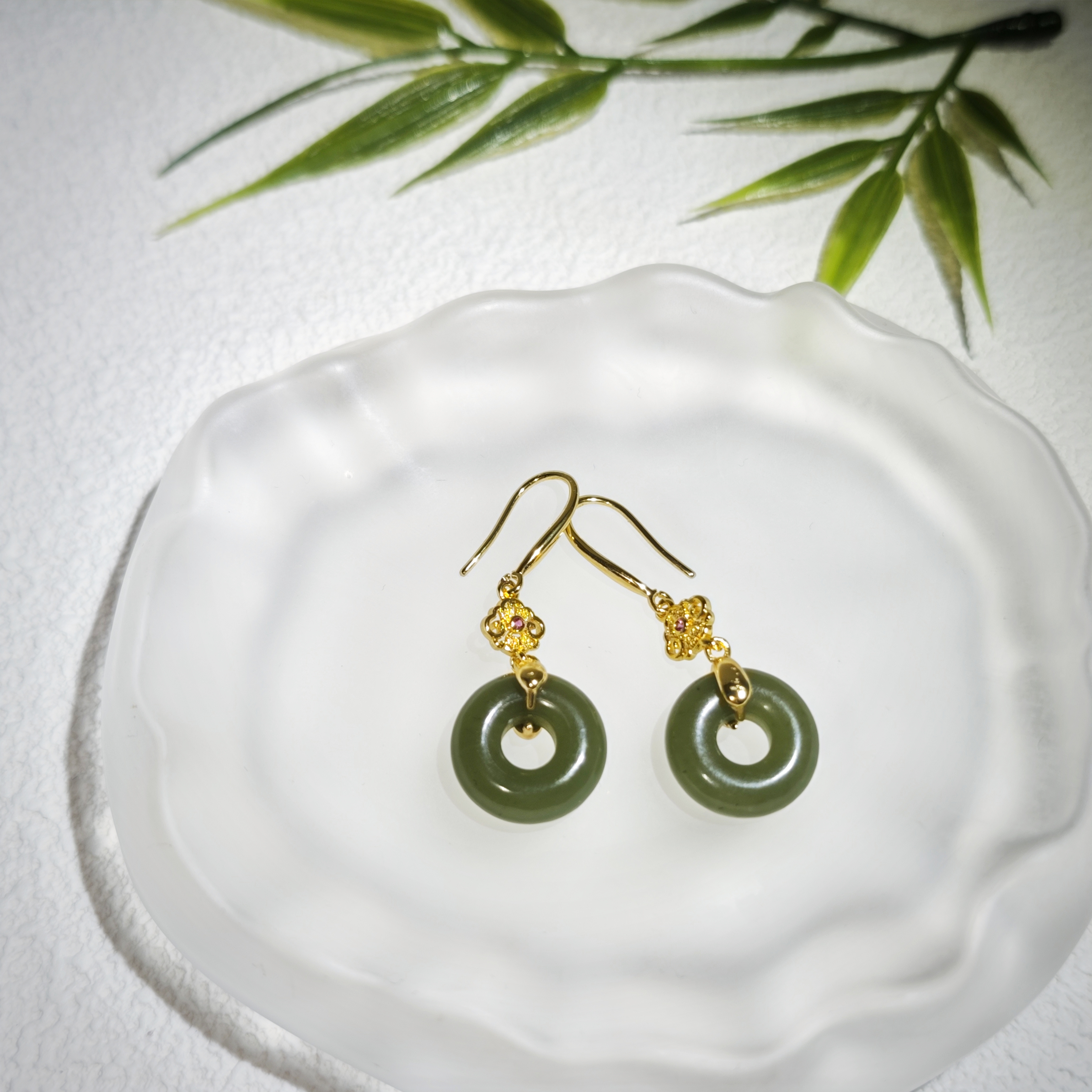 天然和田玉 国风平安耳坠 多样性发货 拍一发一 H492