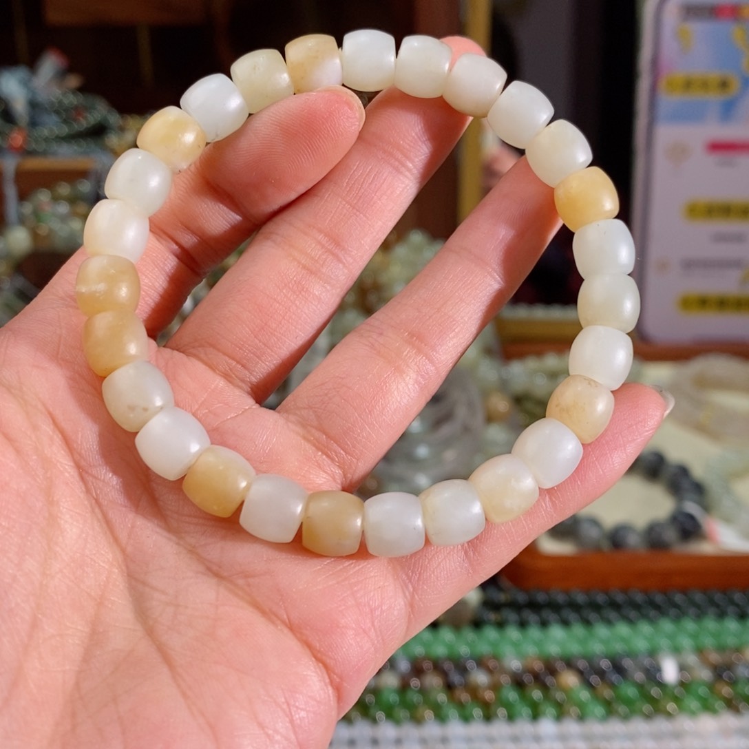 和田玉手串多样性拍一发一未镶嵌