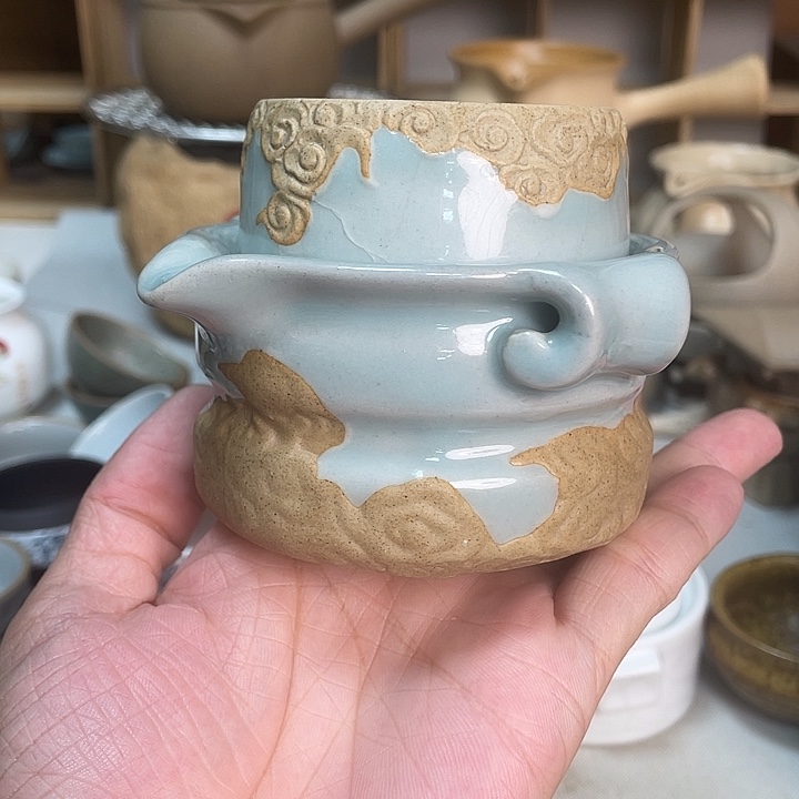 壶老段烧茶器茶具！